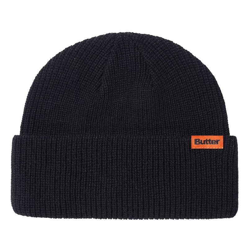 BUTTER GOODS E11000 TALL WHARFIE BEANIE 針織帽 / 毛帽 (黑色) 化學原宿