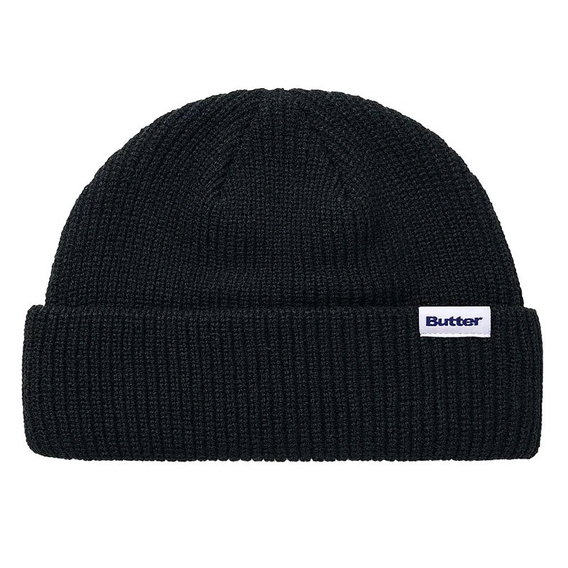 BUTTER GOODS E11100 WHARFIE BEANIE 針織帽 / 毛帽 (黑色) 化學原宿