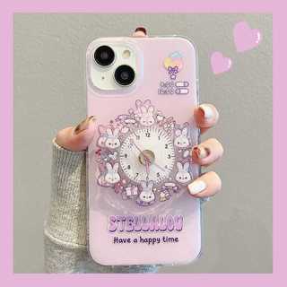 可愛卡通史黛拉 轉轉支架 iPhone 15 保護套 蘋果14pro手機殼 12 11 pro max i13 保護殼