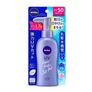 ／現貨／ Nivea 日本正貨 妮維雅水感防曬乳spf50 pa+++ 瓶裝 補充包 大容量 身體臉部皆可用 日本製