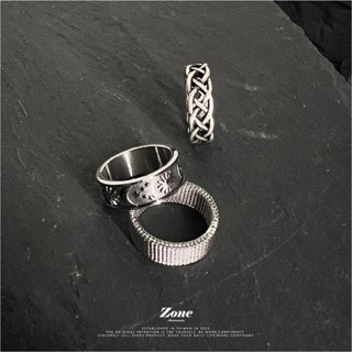 Zone ACC |『現貨免運』日月星辰 矩陣 套組 戒指 低調 日系 / 男生戒指 女生戒指 / Z164