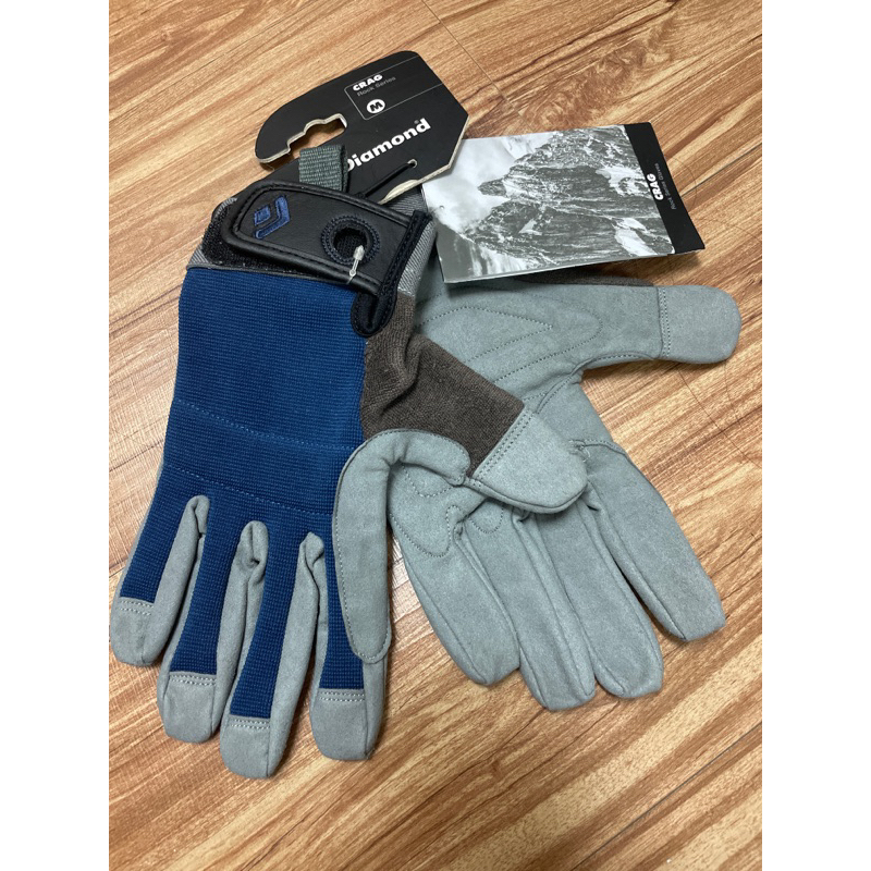 Black diamond crag gloves 藍色 M 登山手套