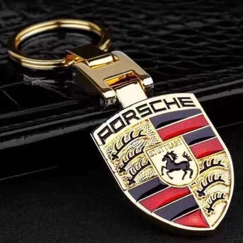 🇩🇪PORSCHE 保時捷盾牌鑰匙圈 適用MACAN TAYCAN 911 718 凱燕 鑰匙殼鑰匙包鑰匙扣鑰匙環