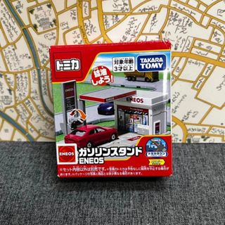 《小巴趴趴造》現貨！日本 TOMICA 多美【加油站】城市場景 商店街組合 ENEOS