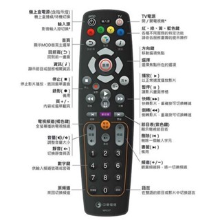 中華電信MOD原廠遙控器,最新型MRC-37,38,50,52等任何型號皆可用,隨機出貨
