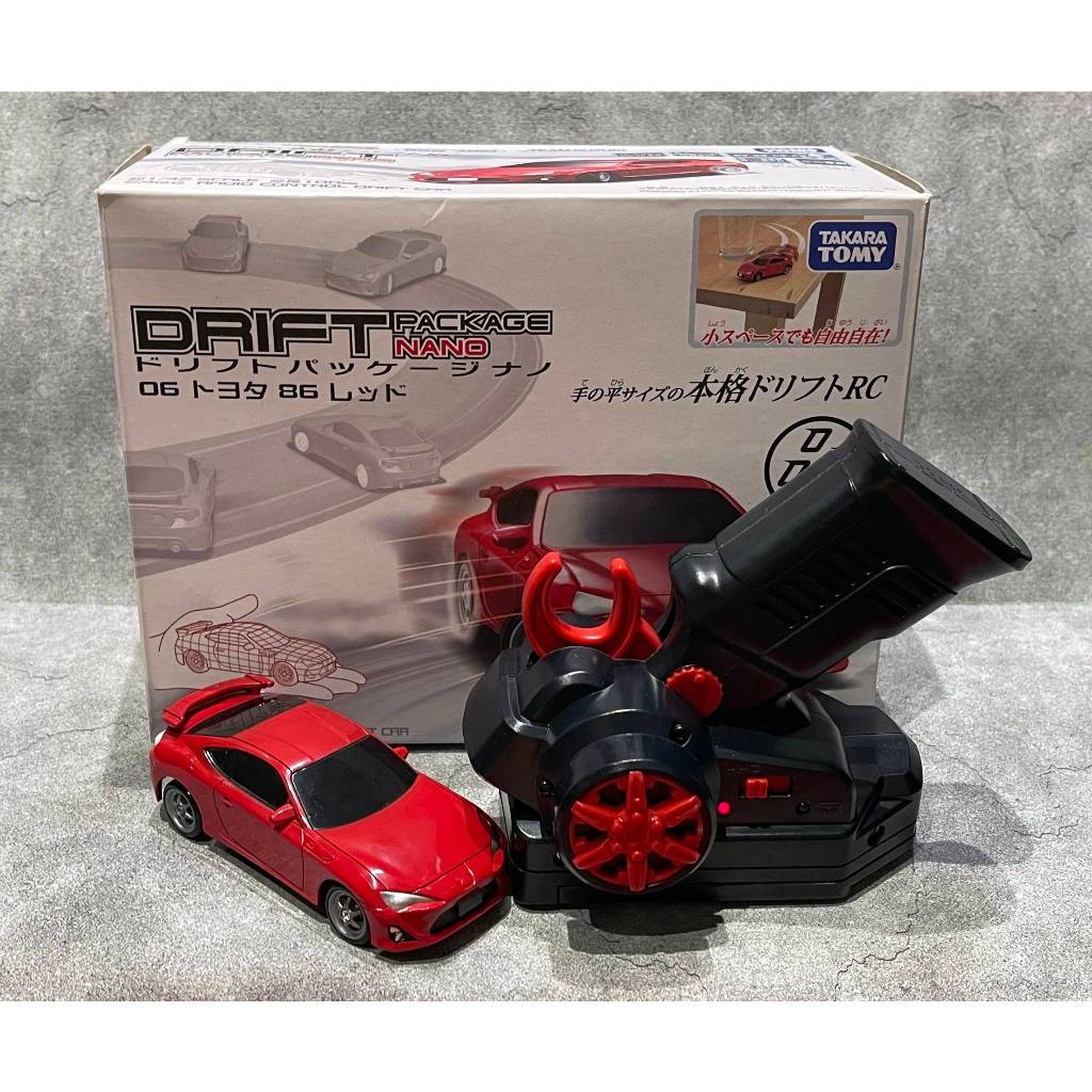 💜 二手 TOYOTA 86 TAKARA TOMY DRIFT PACKAGE NANO 甩尾遙控車 盒裝，絕版珍藏