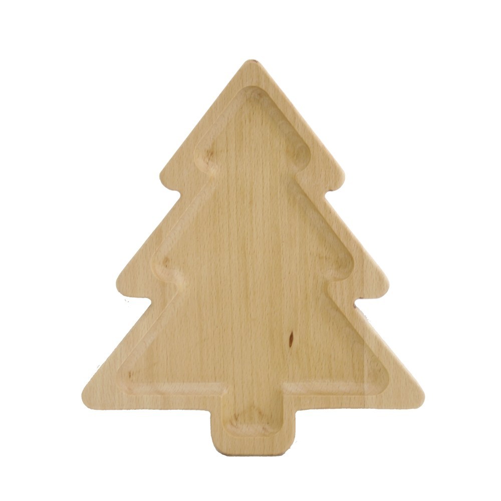 聖誕樹造型櫸木盤 HOLA 櫸木