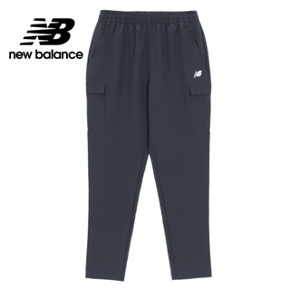New Balance MIT 抽繩長褲 速乾 多口袋 長褲 男性 吸濕排汗 灰色 5872340185