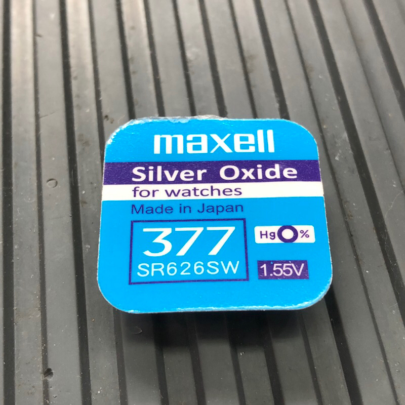 日本原裝進口 maxell 麥克賽爾 單顆價 SR626SW 377 手錶電池 鈕扣電池 1.55v 單顆 十顆裝