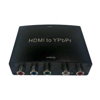 易控王 HDMI轉色差 轉換器 色差分量 Pb/Pr/Y 老電視 傳統電視 電漿電視 1080P (50-504)