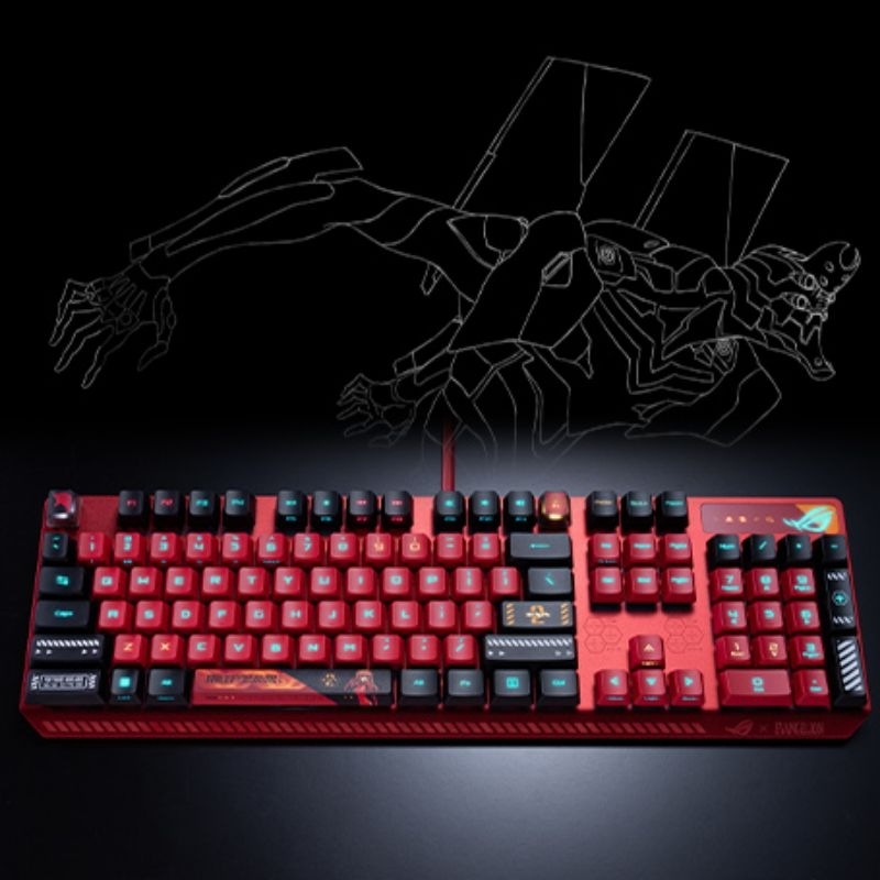 現貨 華碩 ROG Strix Scope RX EVA-02 Edition 電競鍵盤 青軸紅軸明日香貳號機EVA