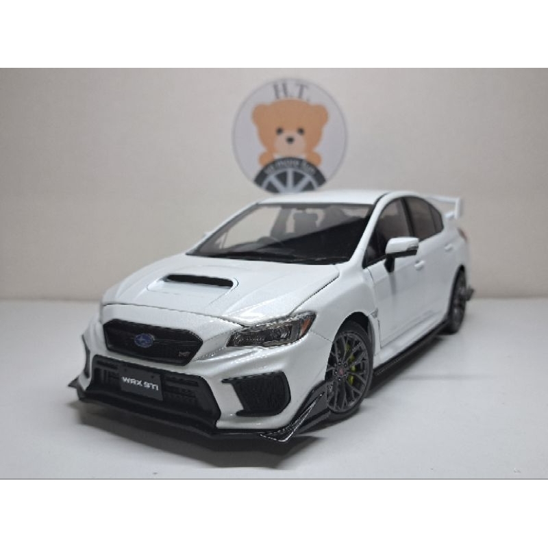 H.T.🚘 Sunstar 1/18 Subaru WRX STI 2018 速霸陸 右駕 白色 模型車