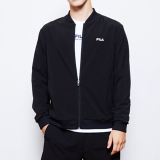 【FILA】男性 風衣外套-黑色 1JKW-5305-BK