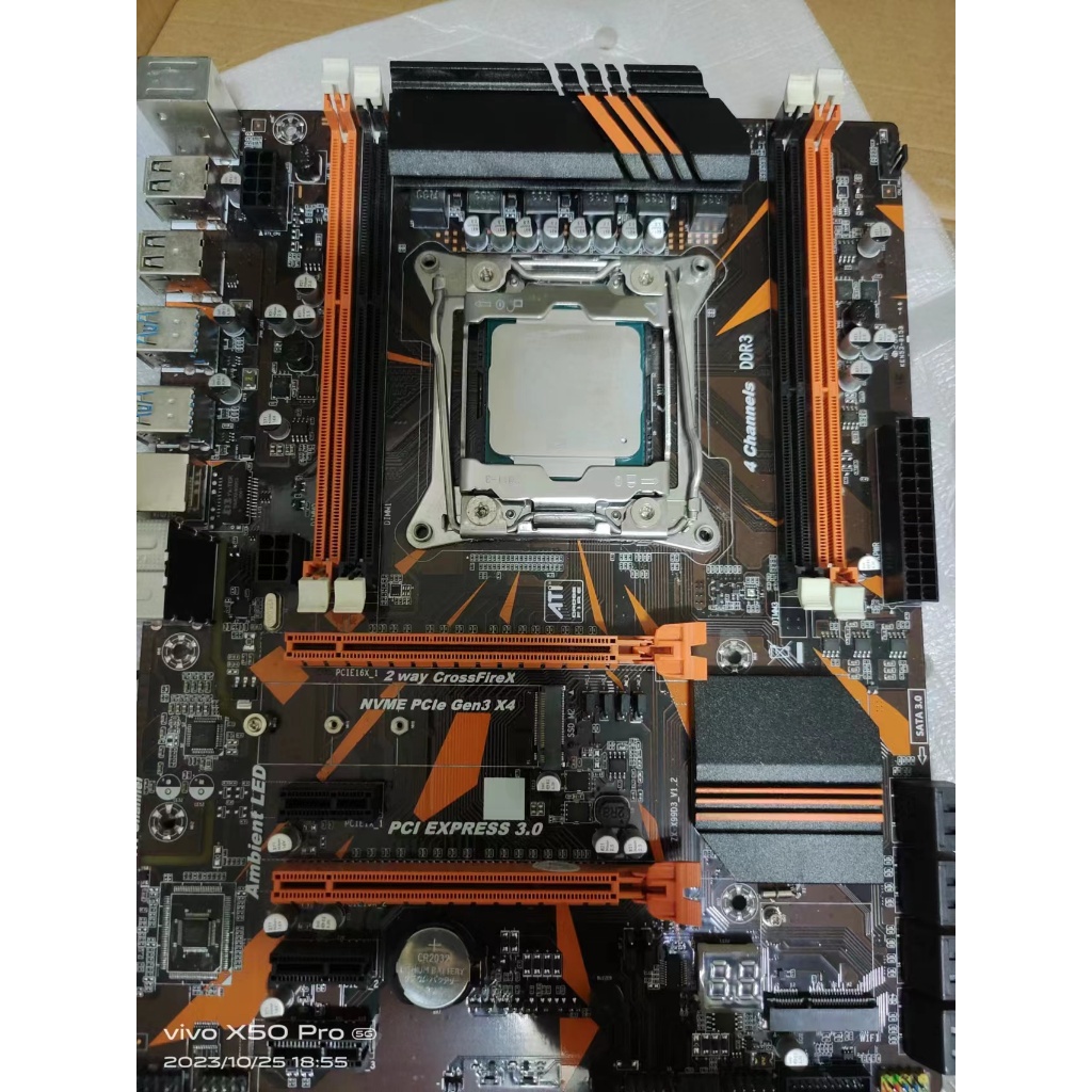 E5-2690 V3 "ES"版本CPU+可能是~科腦ZX-X99D3 主機板