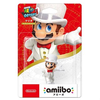 【艾達電玩】全新現貨 AMIIBO-瑪利歐-超級瑪利歐 奧德賽(白色禮服)