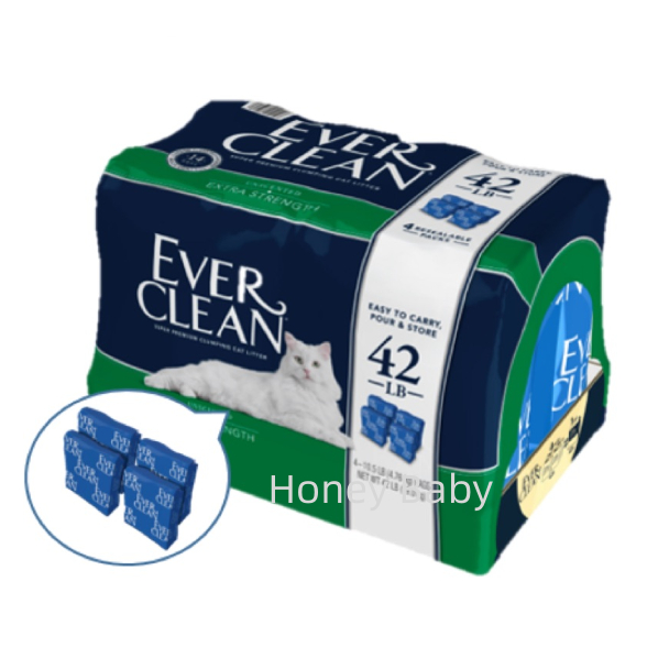 『最低價+急速出貨』不用等(全新包裝)美國Ever Clean藍鑽貓砂 42磅貓砂(約19公斤)藍標--宅配/限一包