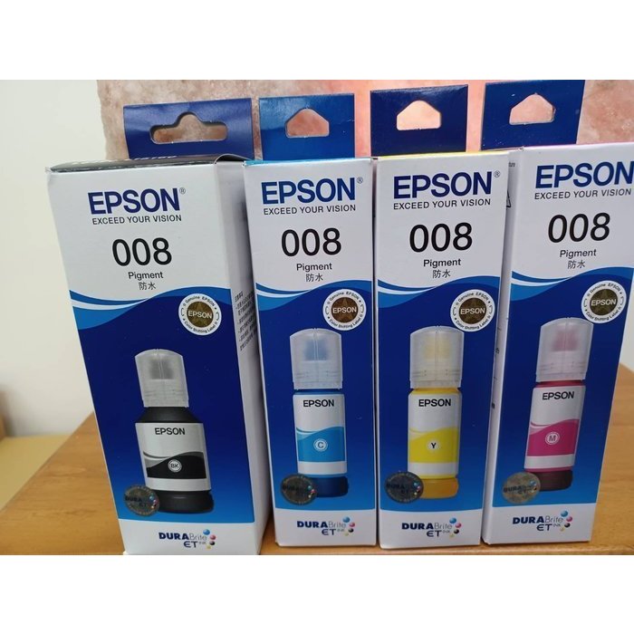 4色組EPSON 008原廠T06G150黑+T06G200藍+T06G300紅+T06G400黃=L15160/L64