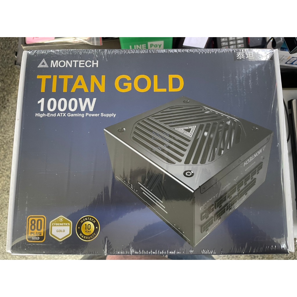 MONTECH君主 TITAN GOLD 1000W 80+金牌 全模組 電源供應器 全新📌附購買證明📌自取價4190