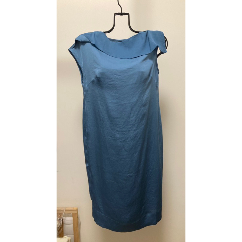 iROO藍無袖 洋裝