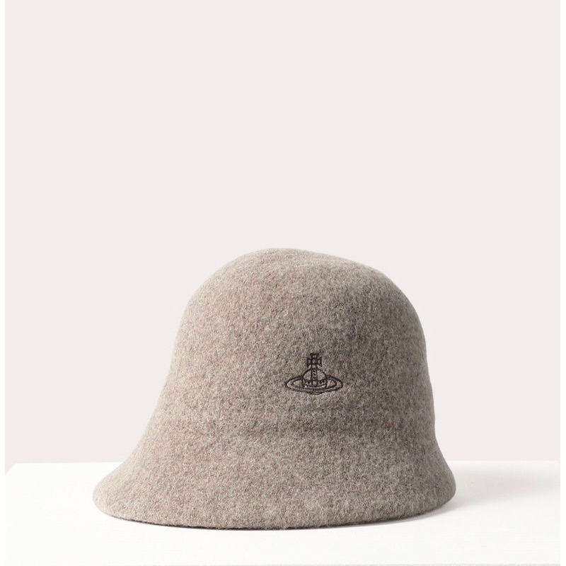 日本製 🇯🇵 Vivienne Westwood 盆帽 全新 鐘形帽 羊毛 燕麥色