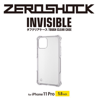 【日本ELECOM】透明不易變黃 軍規防摔殼素iPhone 11 Pro ZEROSHOCK 吊繩孔 贈送保護貼