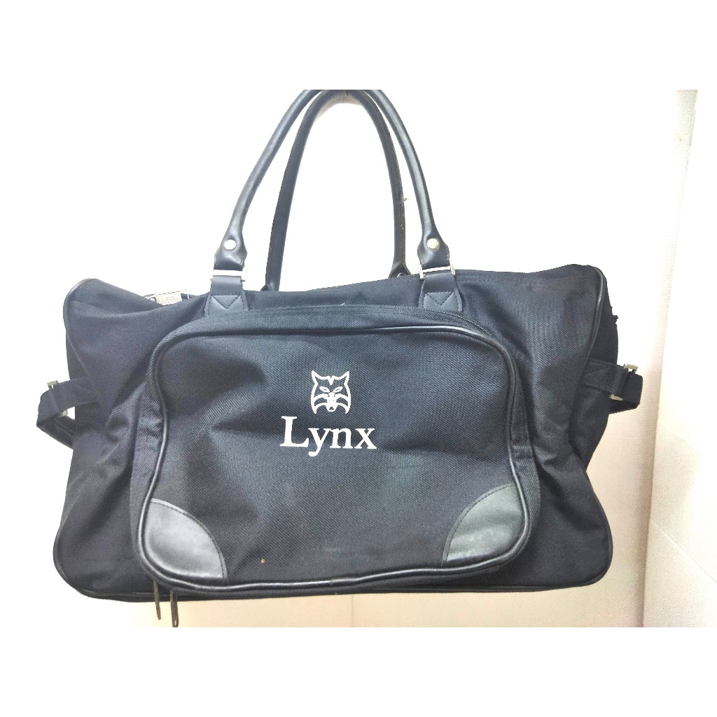 二手美國山貓Lynx/行李包行李袋手提包大包黑色多功能/旅行包