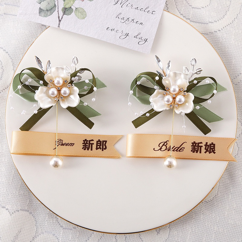 囍洋洋 森系胸花 胸針 結婚 開幕 貴賓 畢業生 皆可配戴
