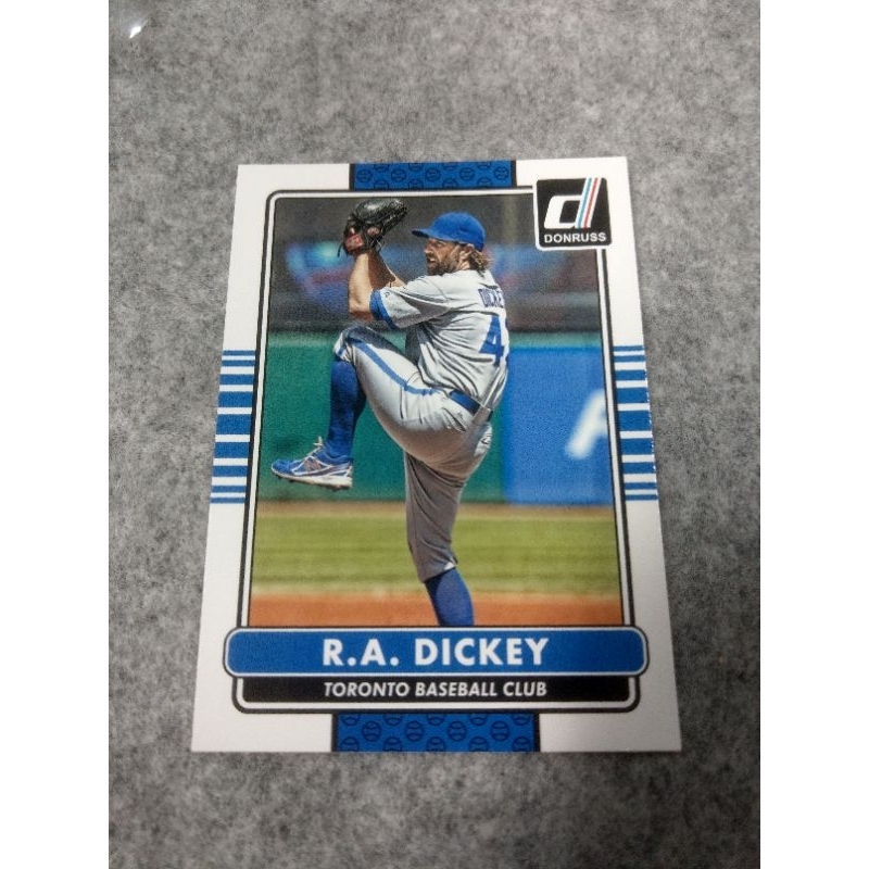 2015 Panini Donruss #175 藍鳥老蝴蝶 R.A. Dickey Toronto Blue Jays