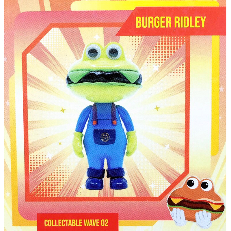 ❤️現貨❤️Happi Class 100% 二代 漢堡君 盲盒 確認款 buger Ridley 三眼怪 公仔