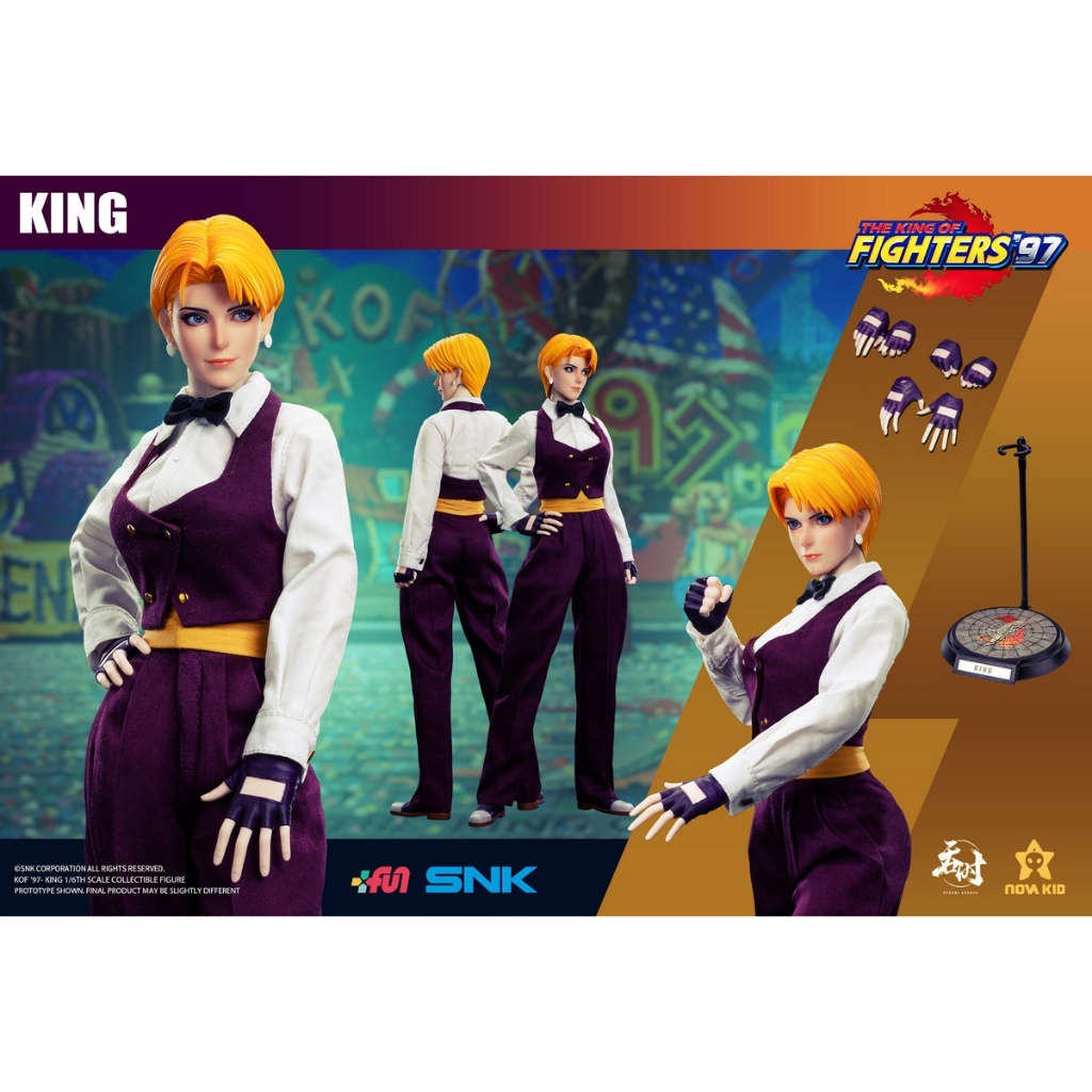 🔥【KOF 模型王者】🔥 預購 1/6 SNK正版授權 吞時工作室 拳皇97 瓊 TS-XZZ-006 可動模型 兵人