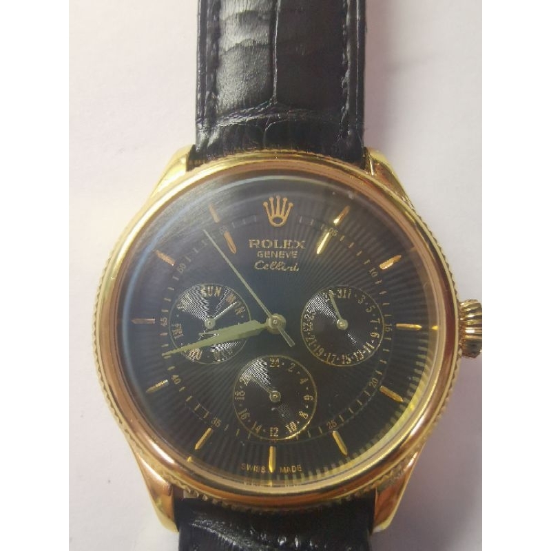 勞力士Cellini系列石英錶，簡約典雅，盡現成功人士風采，7天鑑賞期。