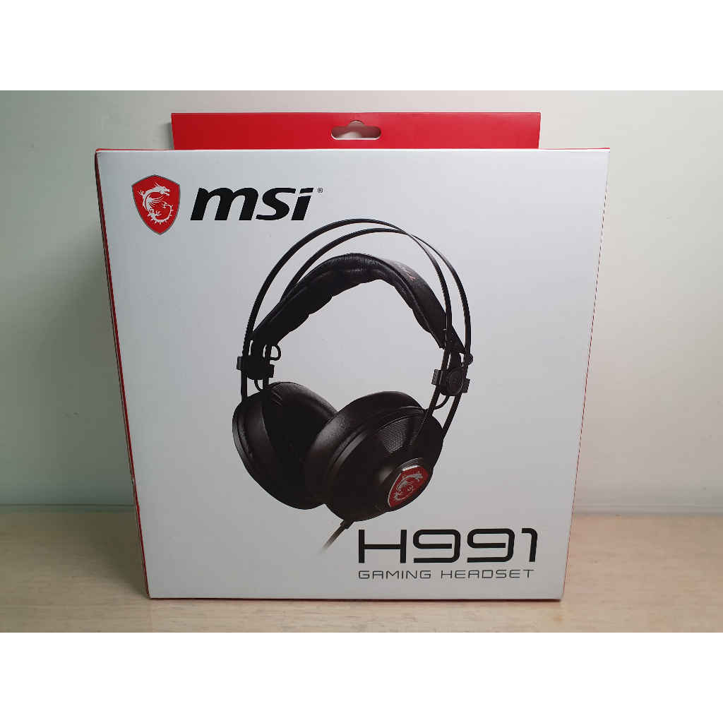 【全新未拆】 MSI 微星 H991 電競耳機 S37-21000A-V33