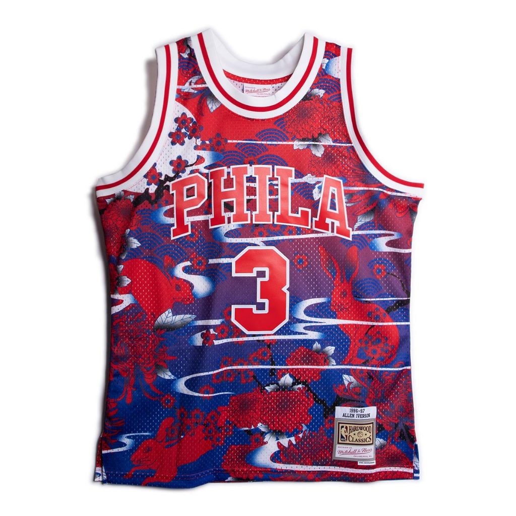 NBA AH 5.0 球迷版球衣 Allen Iverson 1996 七六人 紅