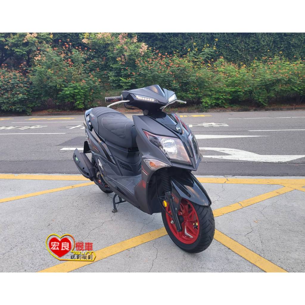 三陽 JET S 125  黑紅 2019 原裝原漆【高雄宏良中古機車大賣場 】非 JETSR JETSL保固