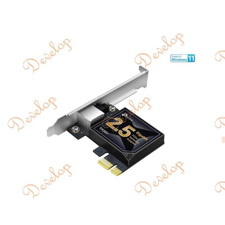 TP-Link TX201 2.5 Gigabit PCI-E Express RJ45 無線網路介面卡(無線網卡/附短