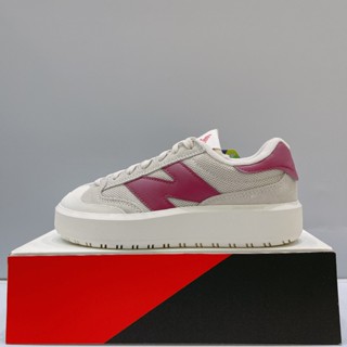 New Balance NB CT302 女生 白桃紅 D楦 厚底 增高 運動 休閒鞋 CT302RP