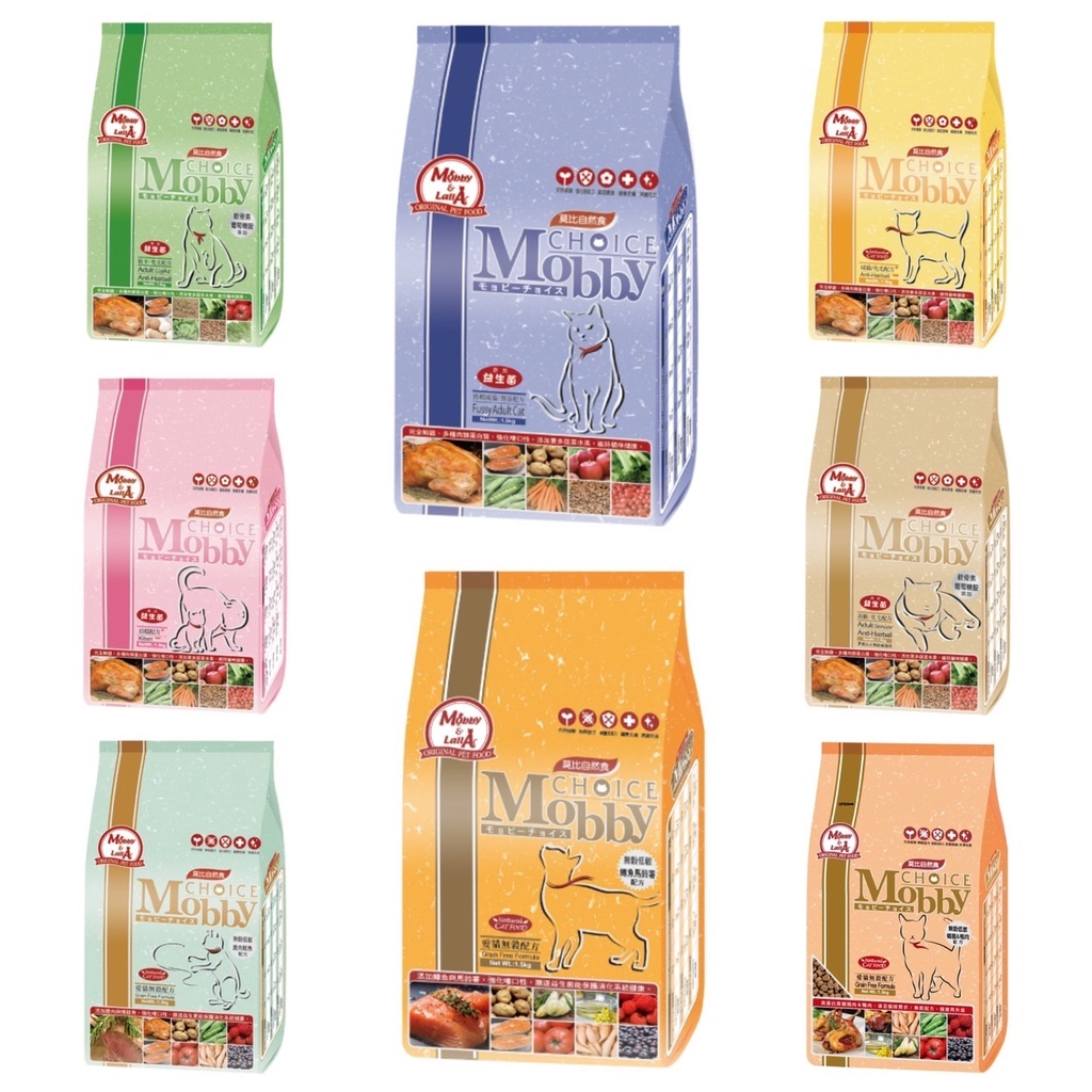 ◆毛孩便利店◆莫比 Mobby  1.5KG 莫比自然食 貓飼料 無穀 貓乾糧