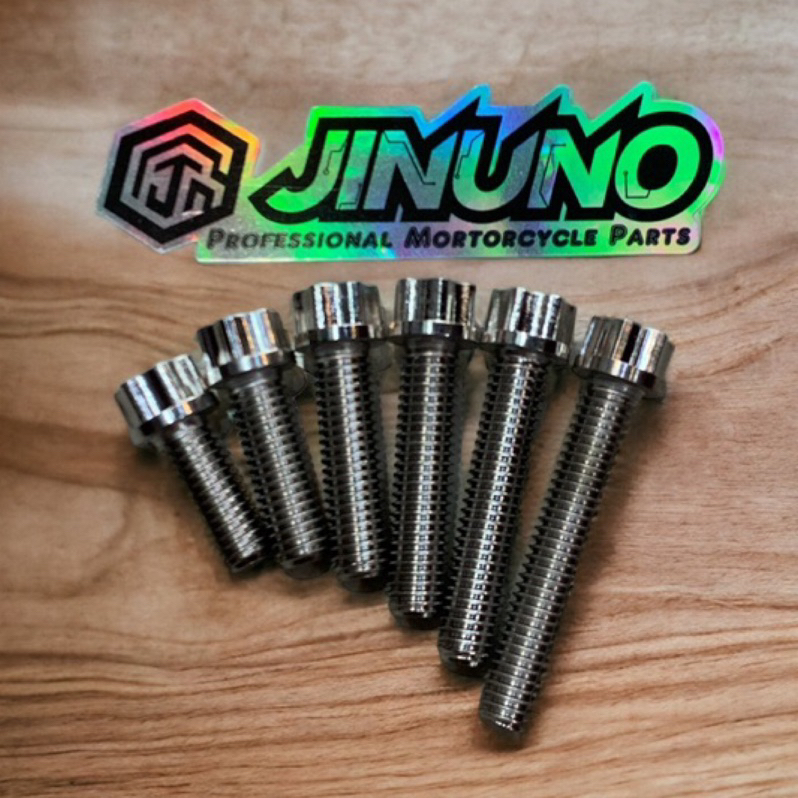 超級材料庫 桀諾白鐵螺絲 JINUNO 白鐵造型螺絲🔩 有M8 1.25牙  20’25’30’35’40‘45mm規格