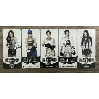現貨 ITZY 書籤 禮志 Lia 留真 彩領 有娜 票卡 小卡 kill my doubt