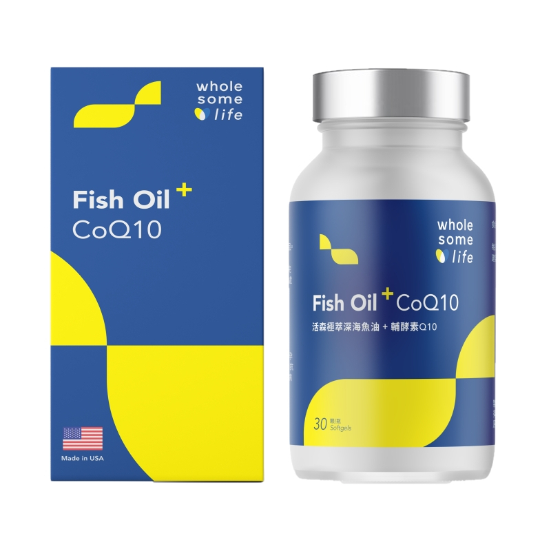 3+1罐 活森 極萃深海魚油＋輔酵素Q10 檸檬風味 30粒/瓶 豐力富系列產品