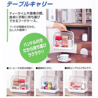 日本進口 INOMATA 日本製 透明手提式掀蓋食物箱 收納盒 廚房收納 調理罐收納 置物箱 收納箱 奶瓶收納架