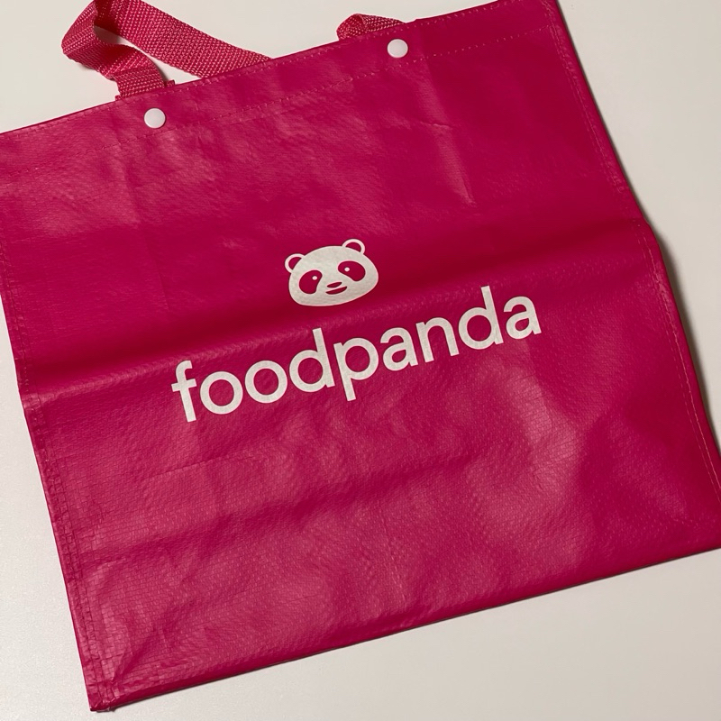 foodpanda 官方週邊 尼龍手提寬底購物袋