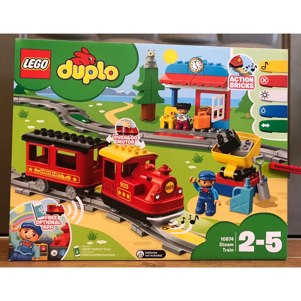 【積木2010】樂高 LEGO 10874 蒸氣列車 火車 / 幼兒德寶 DUPLO 全新未拆