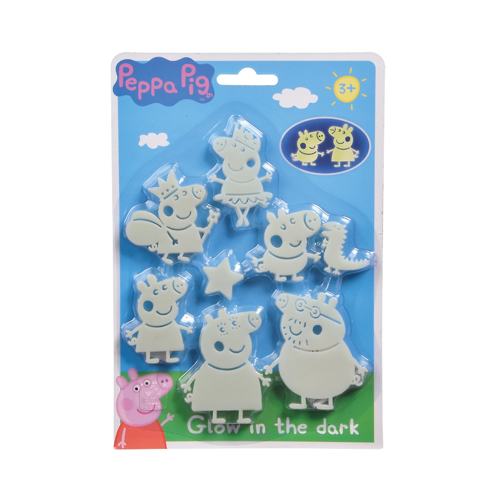 玩具反斗城  Peppa Pig粉紅豬小妹-造型夜光片