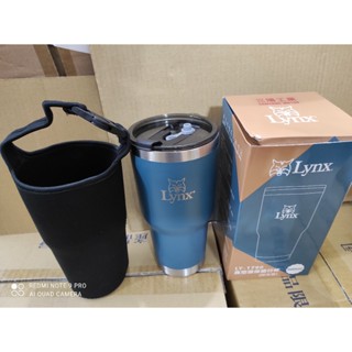 (板橋百貨區) 美國品牌 Lynx 山貓 304真空環保隨行杯 (900ml) 一體成型
