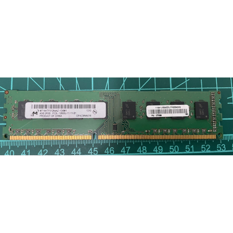 美光 Micron 4GB 2RX8 PC3L-12800U (mt16ktf51264az-1g6m1)