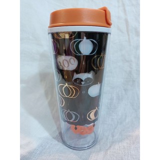 全新現貨微瑕疵/ STARBUCKS 星巴克 南瓜 萬聖節 隨行杯 環保杯 355ml