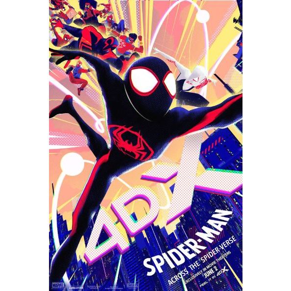 蜘蛛人 穿越新宇宙 4DX特別版 A3電影護膜海報