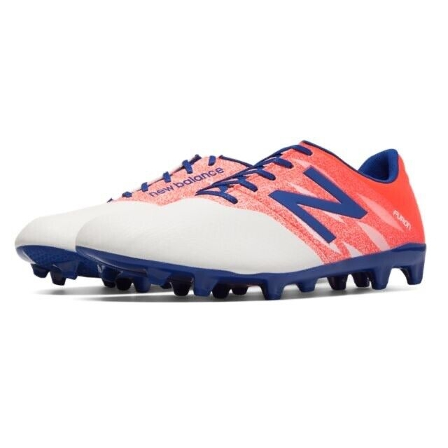 New Balance NB 足球鞋 Furon FG 橘白藍 MSFUDFWO 26.5 27 28 零碼