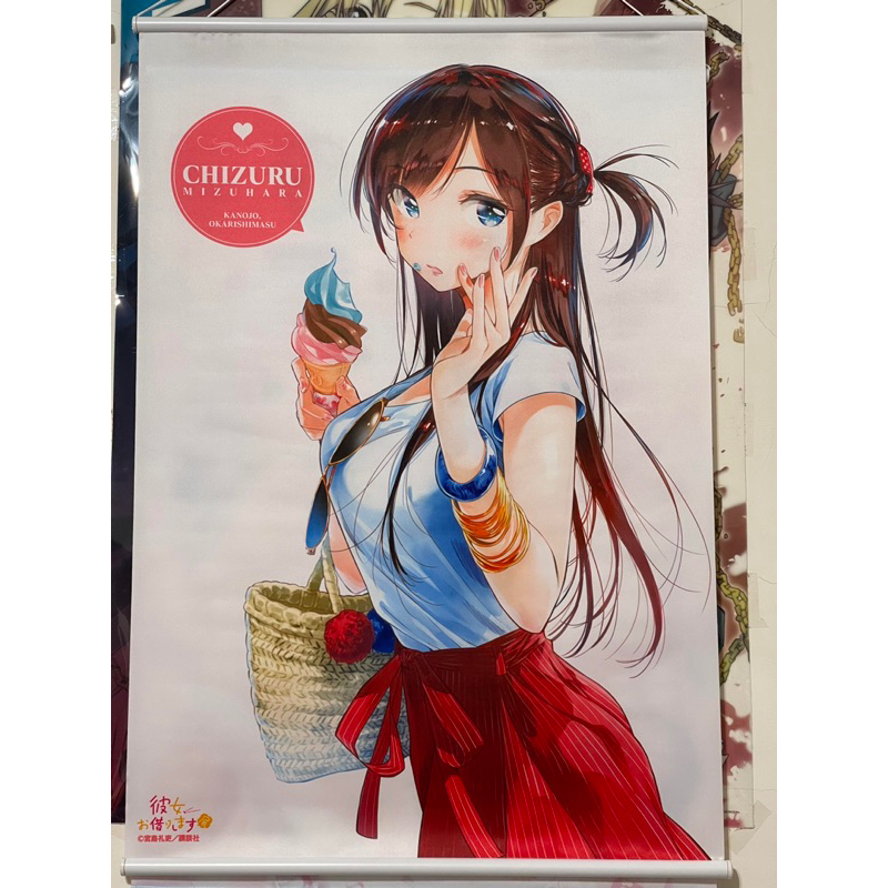 （日本正版現貨）出租女友展 水原千鶴 B2掛軸 / 動漫周邊 租借女友 水原千鶴 掛畫 掛布